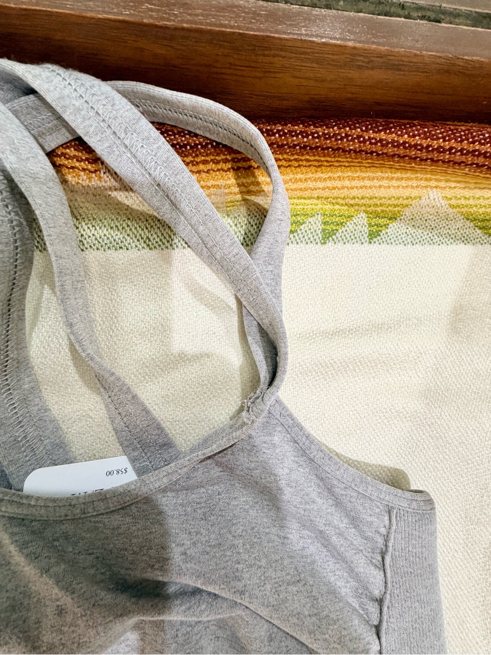 FP Movement by Free People Gray Strappy Seamless Bralette - Picture 3 of 5